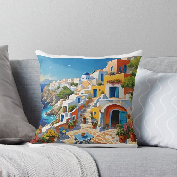 Item preview, Mediterranean Paradise – Blue Doors and Coastal Dreams designed and sold by tambanow.
