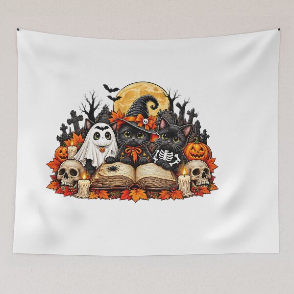 Item preview, Cute Black Cat Pumpkin Halloween Spooky Season designed and sold by ArtDesignTp.