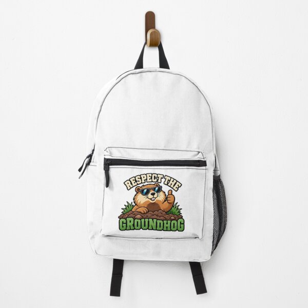 Item preview, Respect the Groundhog Funny Groundhog Quote designed and sold by ArtDesignTp.