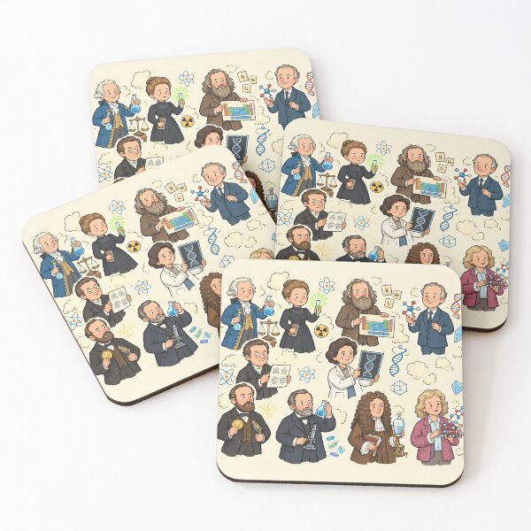 Item preview, Whimsical Scientists and Chemistry Discoveries Cartoon designed and sold by FanCThis.