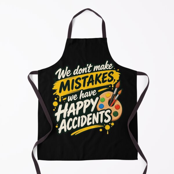 Item preview, Bob Ross Happy Accidents Painting Quote designed and sold by karamram.