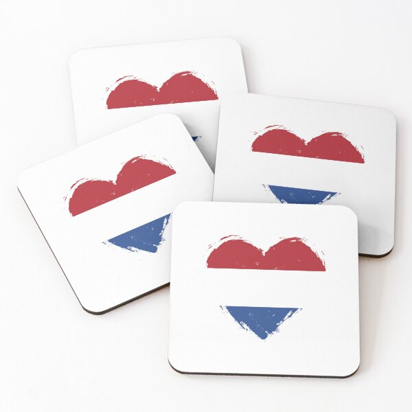 Item preview, Distressed Netherlands Flag Heart NL designed and sold by shitpostee.