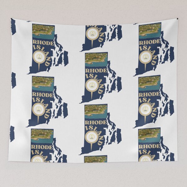 Item preview, Rhode Island Map | Rhode Island State Outline | USA Map Art designed and sold by 22k Lab Studio.