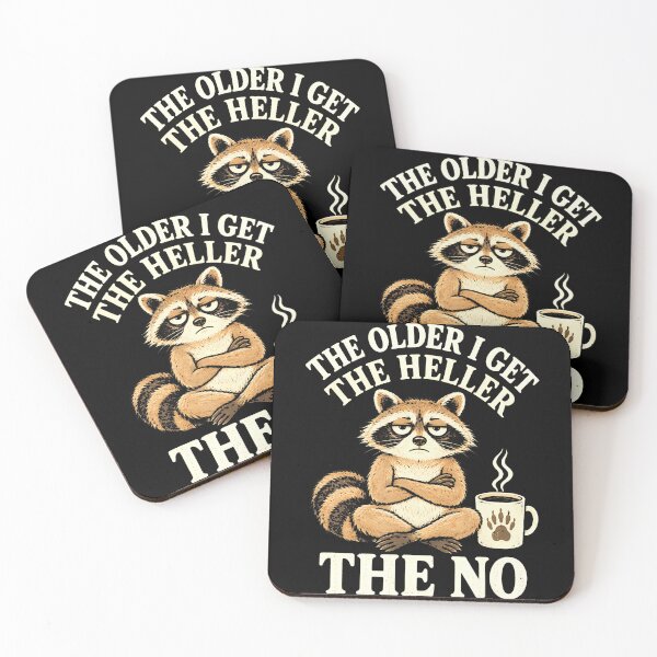 Item preview, Grumpy Raccoon Coffee Quote designed and sold by Tomtomatos.