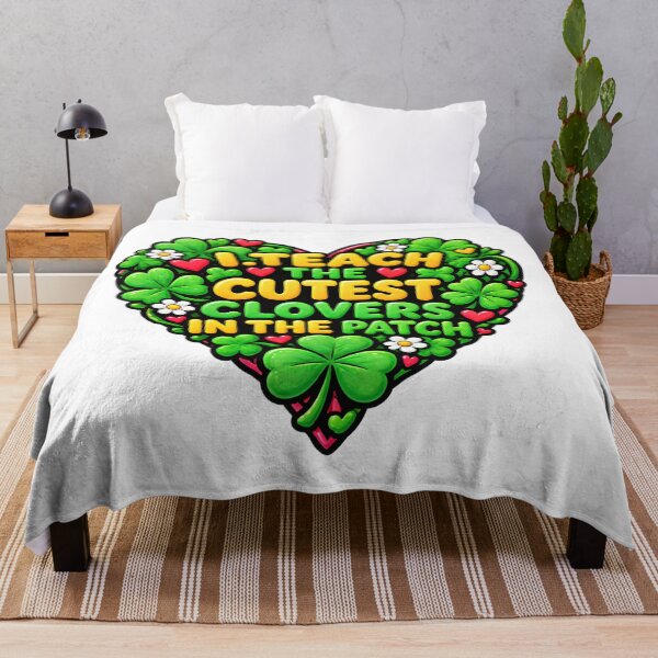 Item preview, I Teach the Cutest Clovers in The Patch Teacher Saying designed and sold by ArtDesignTp.