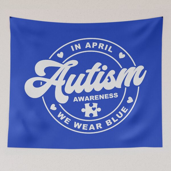 Item preview, In April, we wear Blue designed and sold by cbeezle.