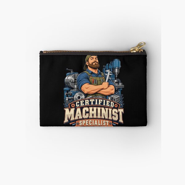 Item preview, Funny Bold Proud Mascot Character Machinist Lover Fan designed and sold by Aqouiatiqe.