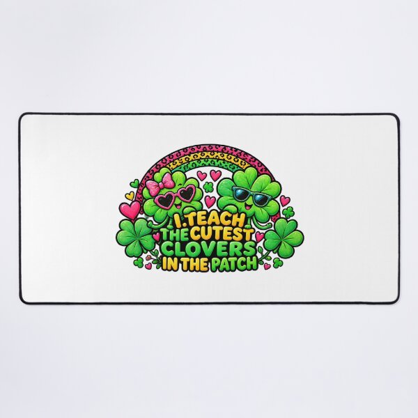 Item preview, I Teach the Cutest Clovers in The Patch Shamrock Teacher designed and sold by ArtDesignTp.