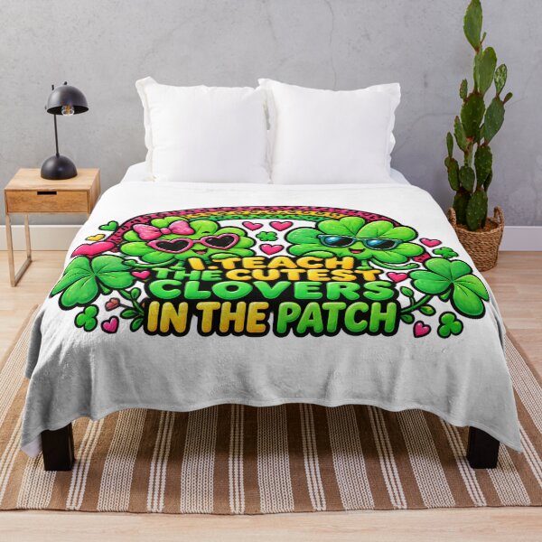 Item preview, I Teach the Cutest Clovers in The Patch Shamrock Teacher designed and sold by ArtDesignTp.