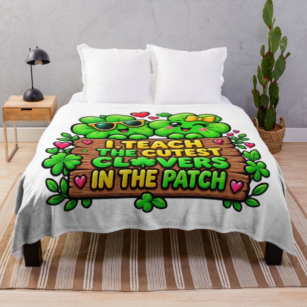 Item preview, I Teach the Cutest Clovers in The Patch Clover Teacher designed and sold by ArtDesignTp.