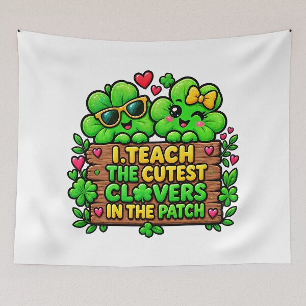 Item preview, I Teach the Cutest Clovers in The Patch Clover Teacher designed and sold by ArtDesignTp.