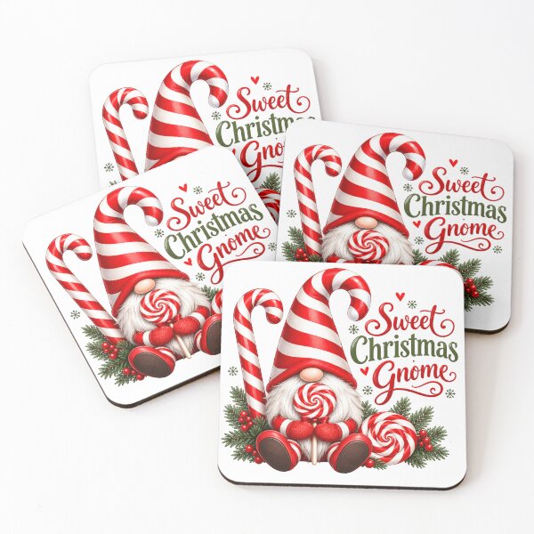 Item preview, Home Sweet Gnome Christmas T-Shirt Cute Red White Gnome Cozy Holiday Tee designed and sold by Edy Arte.