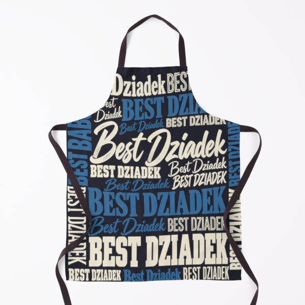 Item preview, Best Dziadek – Cream and Blue Polish Grandpa Typography Collage designed and sold by besensible.