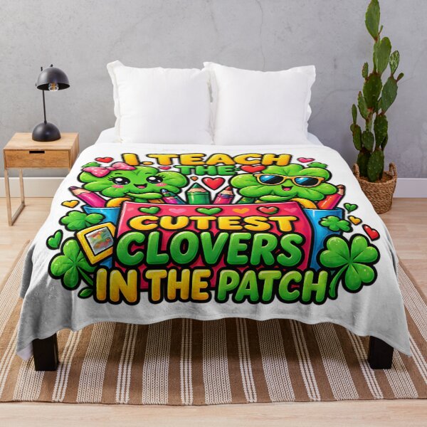 Item preview, I Teach the Cutest Clovers in The Patch Lucky Teacher designed and sold by ArtDesignTp.