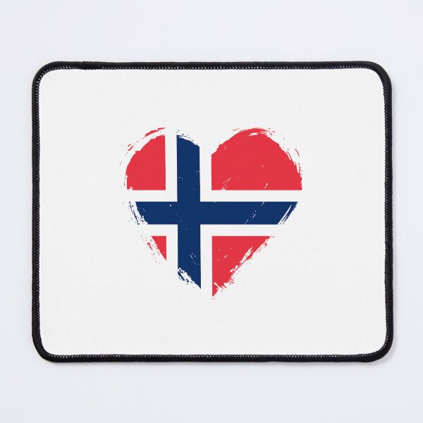 Item preview, Distressed Norway Flag Heart NO designed and sold by shitpostee.