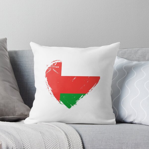 Item preview, Distressed Oman Flag Heart OM designed and sold by shitpostee.