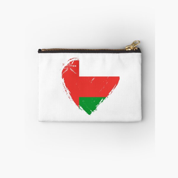 Item preview, Distressed Oman Flag Heart OM designed and sold by shitpostee.