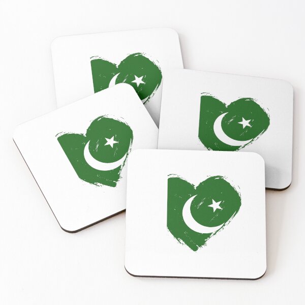 Item preview, Distressed Pakistan Flag Heart PK designed and sold by shitpostee.