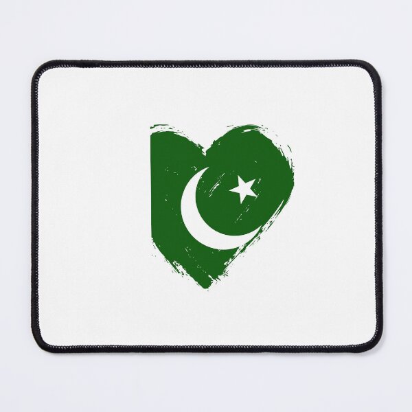 Item preview, Distressed Pakistan Flag Heart PK designed and sold by shitpostee.