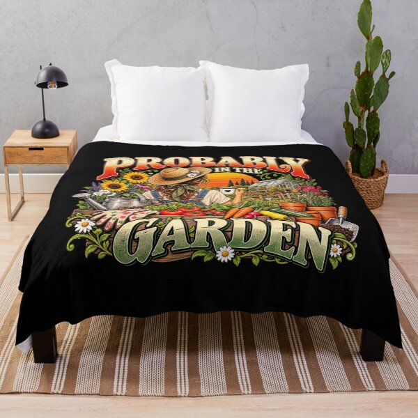 Item preview, Probably In The Garden Gardening Vegetable Garden Vintage designed and sold by alyedel.