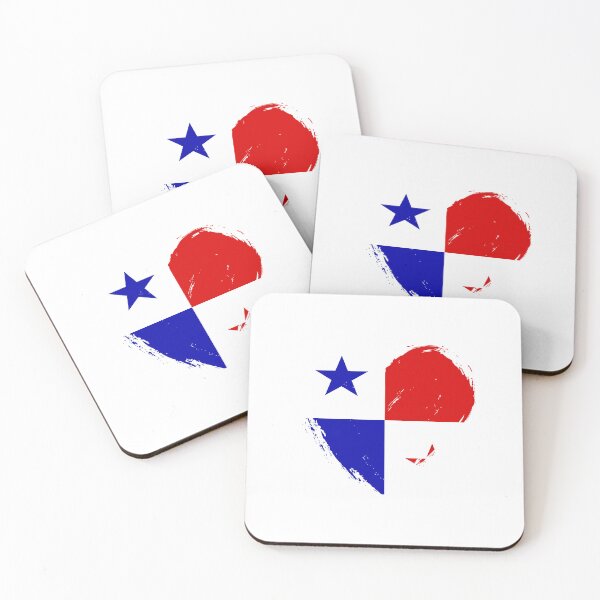 Item preview, Distressed Panama Flag Heart PA designed and sold by shitpostee.