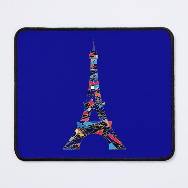 Item preview, Abstract Eiffel Tower Colorful Geometric Line Art designed and sold by Lifer Art and Design.