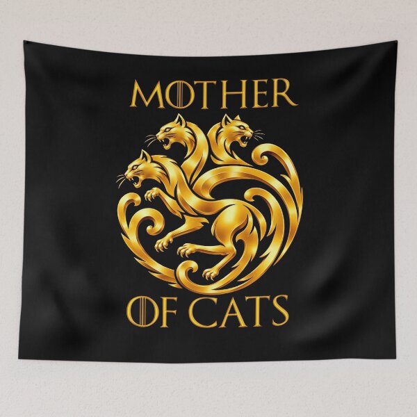 Item preview, Mother of Cats Gold Cat Mom Fantasy Cat Lover designed and sold by PetsArt.