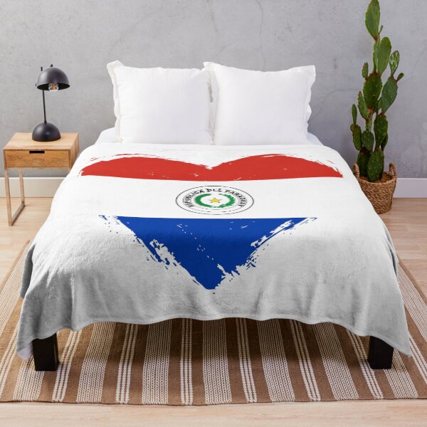 Item preview, Distressed Paraguay Flag Heart PY designed and sold by shitpostee.