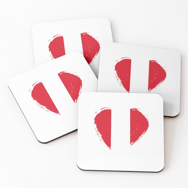 Item preview, Distressed Peru Flag Heart PE designed and sold by shitpostee.