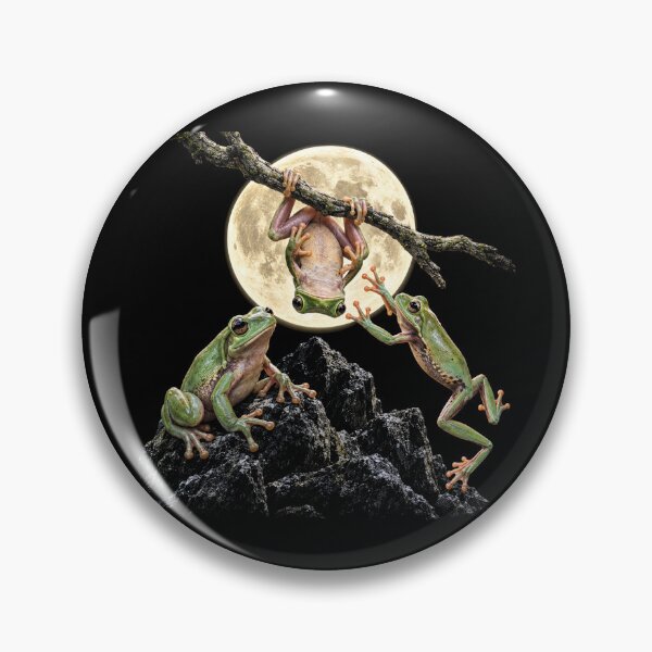 Item preview, Tree Frogs Under Full Moon designed and sold by SassCity.