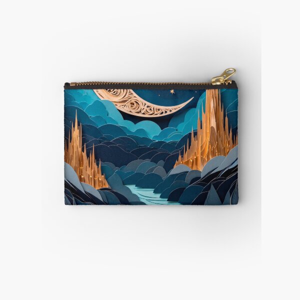 Item preview, Card featuring a night landscape paper design—a lovely choice for a gift. designed and sold by ELFofDREAMS.