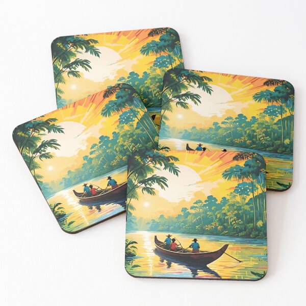 Item preview, Into the Golden Jungle – A Tropical River Adventure designed and sold by tambanow.
