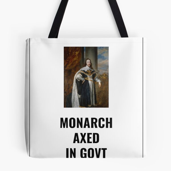 Item preview, Monarch Axed in Govt Reshuffle (Breaking News 1649) – Tom Leonard, 2010 designed and sold by Tom Leonard Literary Estate.