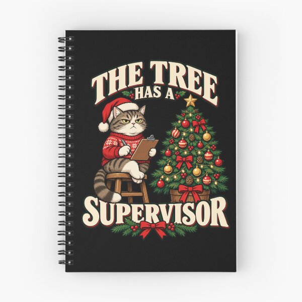 Item preview, Christmas - The Tree Has A Supervisor designed and sold by Good Mood Foundry.