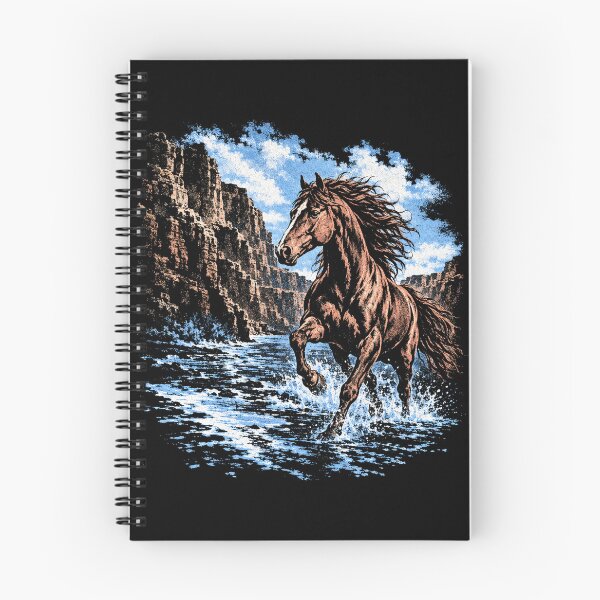 Item preview, Wild Horse Running Through Canyon River designed and sold by SassCity.