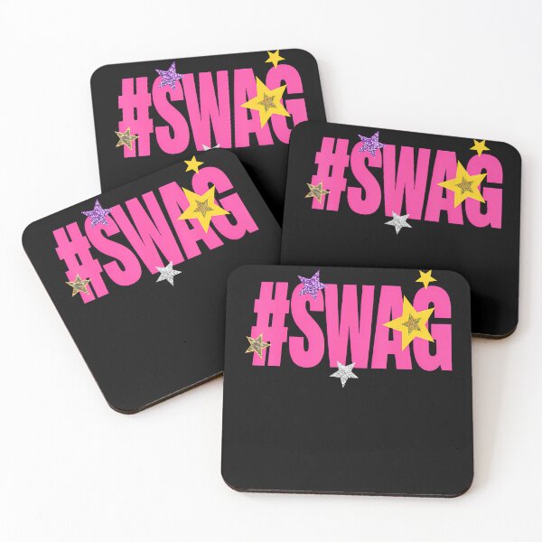 Item preview, Hastag Swag Hot Pink Star Girls Teen Streetwear designed and sold by Tomtomatos.