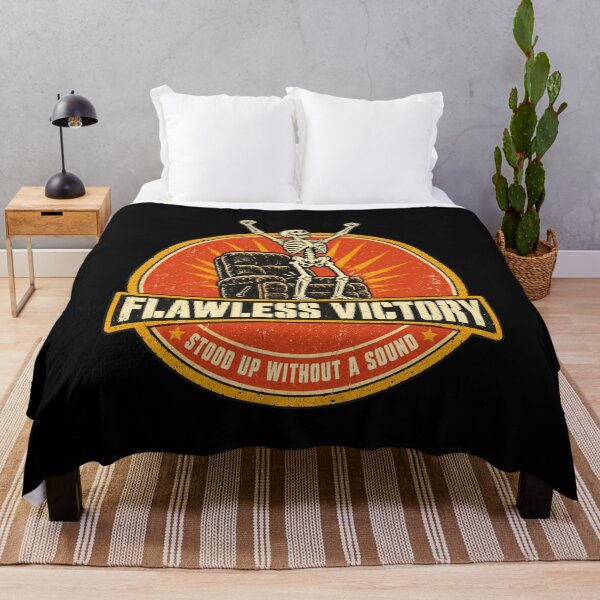 Item preview, Flawless Victory Skeleton Recliner Dad Shirt designed and sold by CerealBoxInk.
