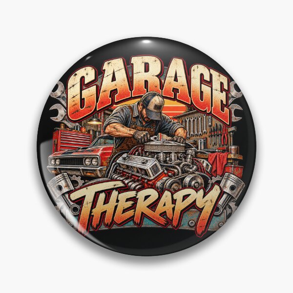 Item preview, Garage Therapy Mechanic Auto Repair Engine Vintage  designed and sold by alyedel.