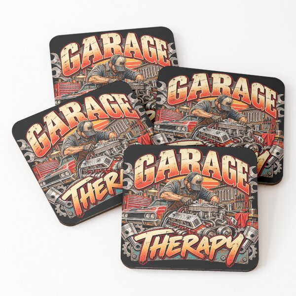 Item preview, Garage Therapy Mechanic Auto Repair Engine Vintage  designed and sold by alyedel.