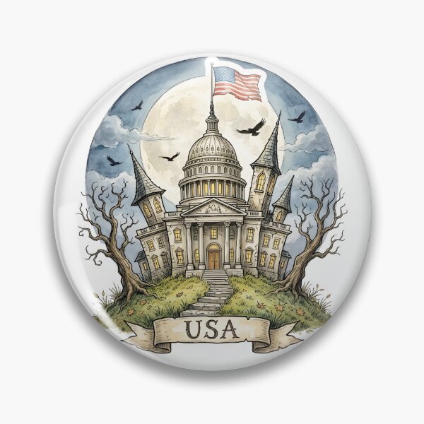 Item preview, United States Capitol and American Flag designed and sold by EdwinkOne.