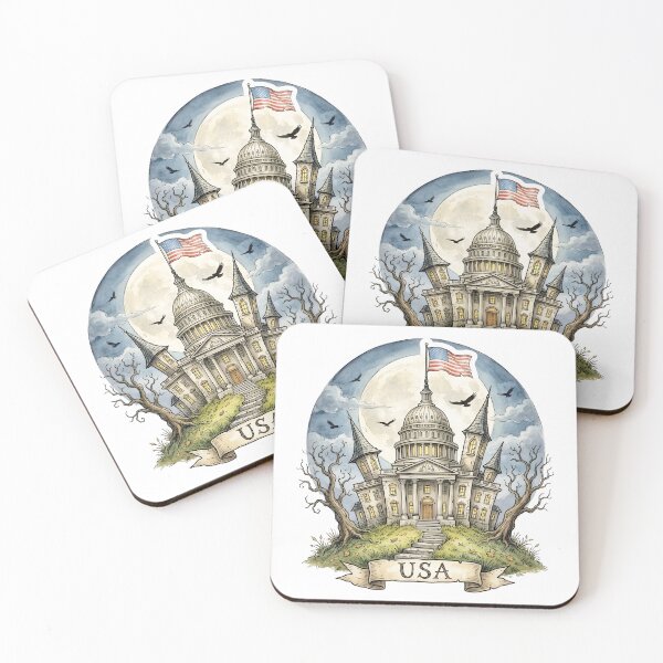 Item preview, United States Capitol and American Flag designed and sold by EdwinkOne.
