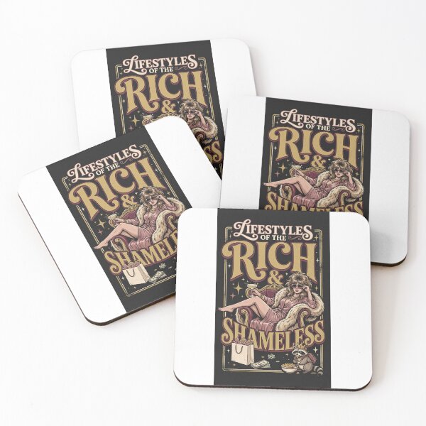 Item preview, Lifestyles of the Rich and Shameless – Sarcastic Rich People Humor designed and sold by FitEnvy.