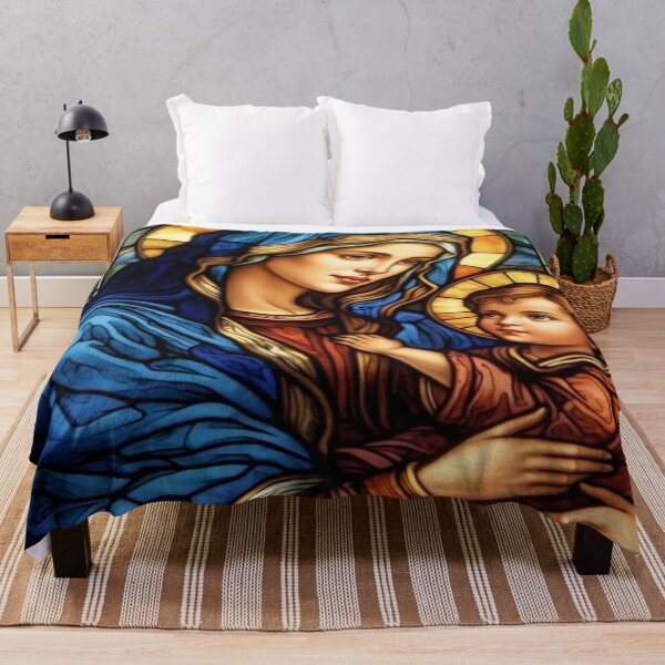Item preview, virgen maria I jesus designed and sold by pksart1.