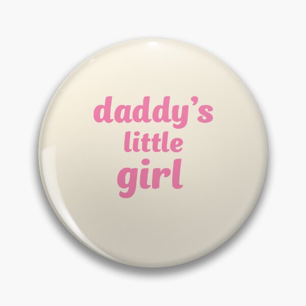 Item preview, Daddy's Little Girl Pink Typography designed and sold by SassCity.