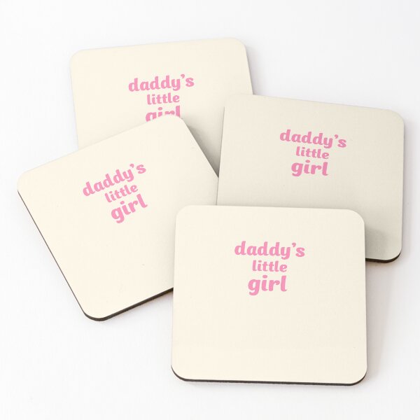 Item preview, Daddy's Little Girl Pink Typography designed and sold by SassCity.