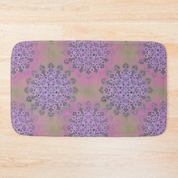 Item preview, patrón de mandala psicodélico designed and sold by JoanNinjaHen.