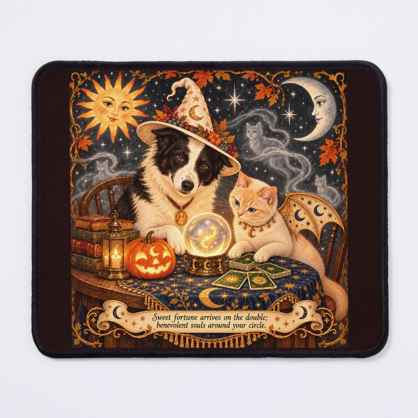 Item preview, Victorian Halloween Fortune – Double the Magic, Double the Luck designed and sold by Caroline Communications LLC.