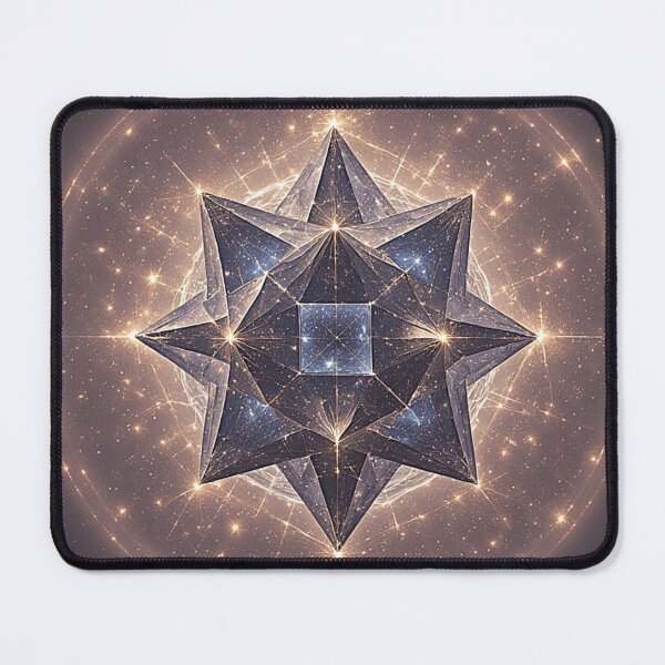 Item preview, Cosmic Radiant Geometric Star Mandala designed and sold by DVSHOPPE.