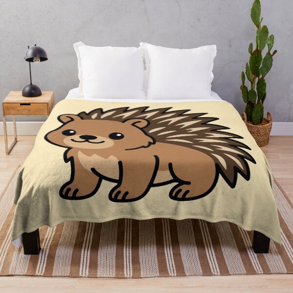 Item preview, Cute Cartoon Porcupine designed and sold by WildlifeDoodle.