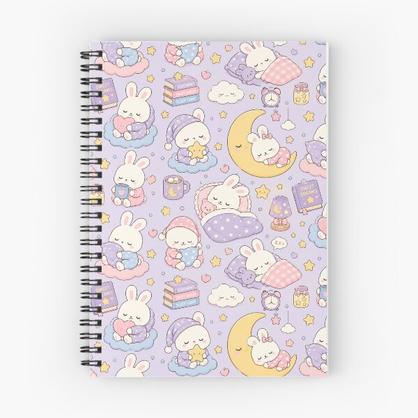 Item preview, Sleepy Bunny Moonlight Pattern designed and sold by Soft Berry Studio.
